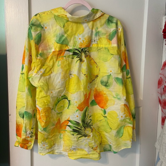 SOLD-Calypso St. Barth blouse - Picture 2 of 8